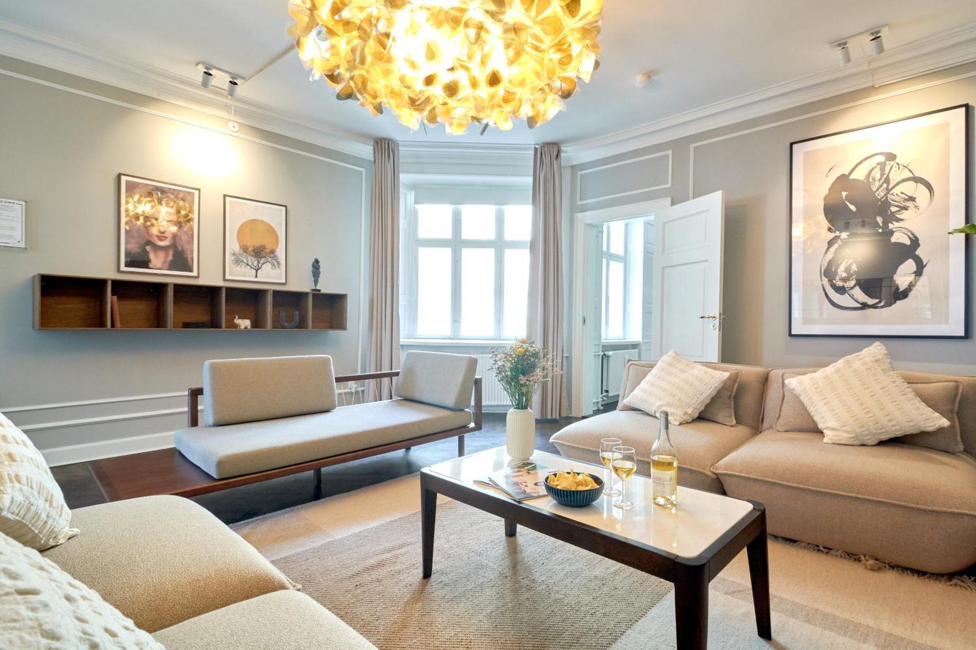 220sqm Designer - Center - Private Balcony Copenhaga